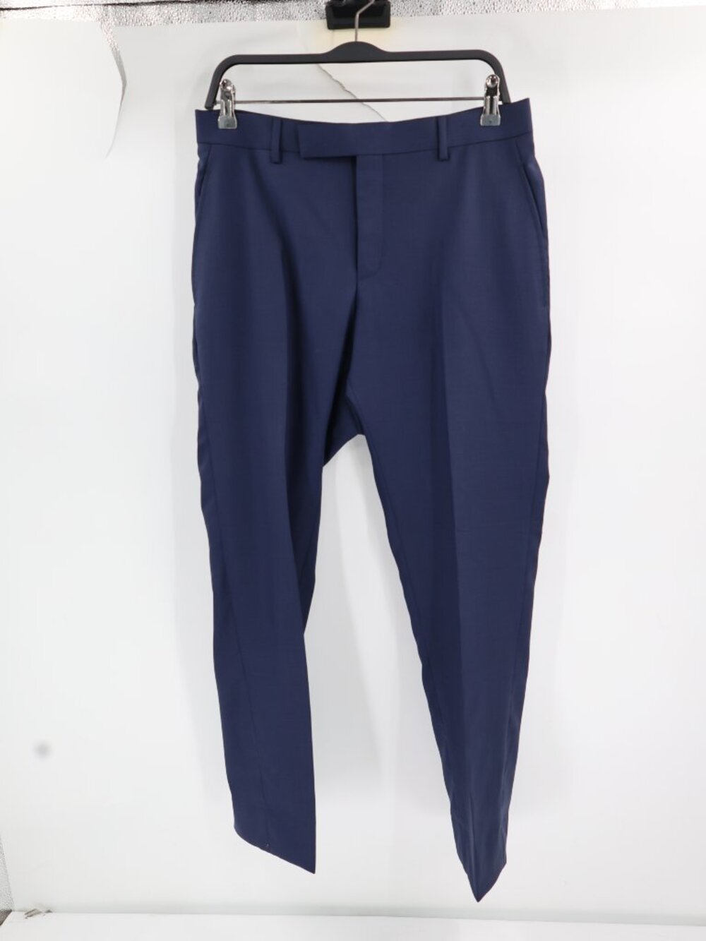 SUITSUPPLY pants Mens 32 L29 Trousers Washington Rohan Sood plaid Blue Wool